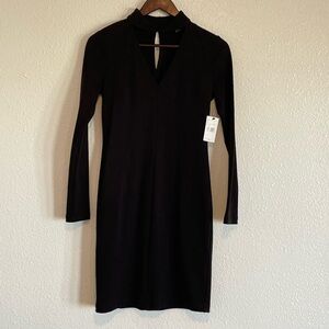 Cynthia Steffe Black Long Sleeve Bodycon Dress Size 2